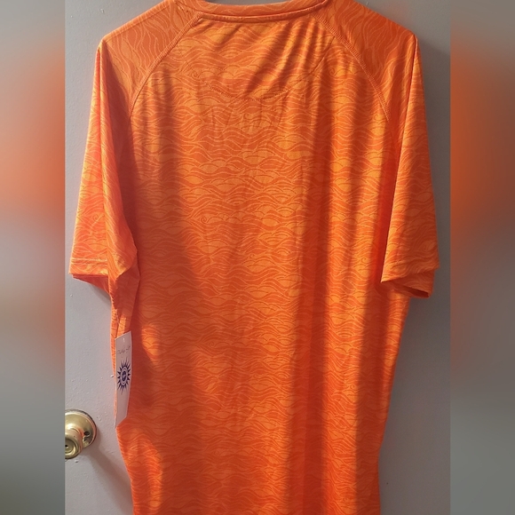 Fishing Life Men's Orange Shirt.  Sz L NWT - Picture 4 of 4